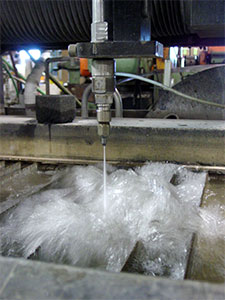 Waterjet in action